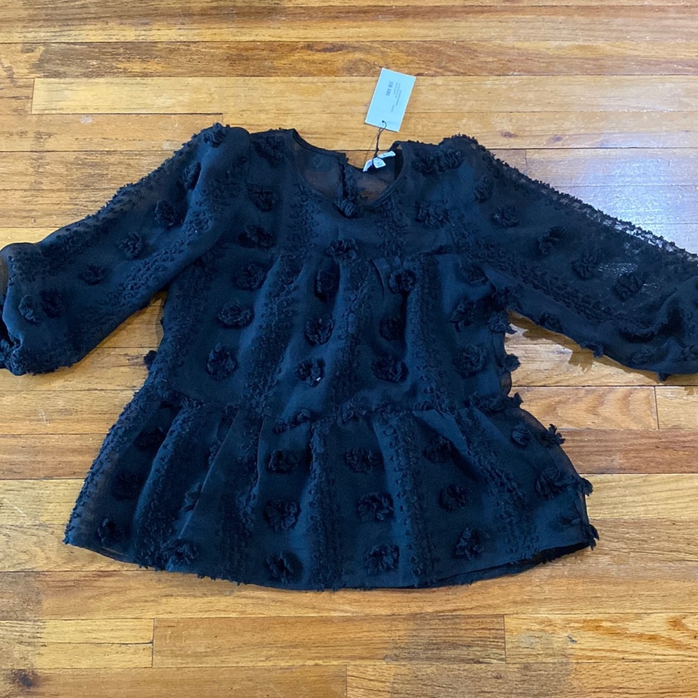 THML black blouse